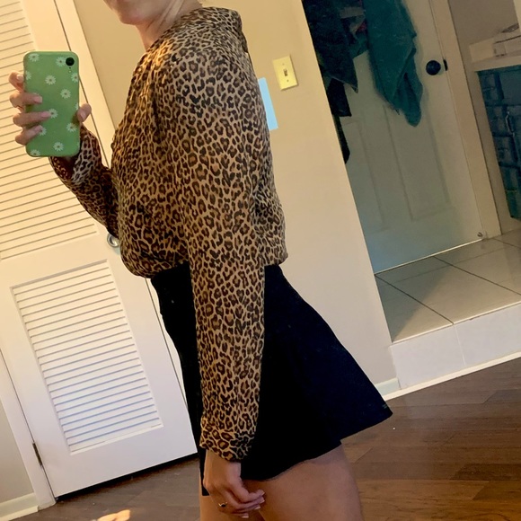 Nordstrom Leopard Print Blouse - Picture 5 of 5